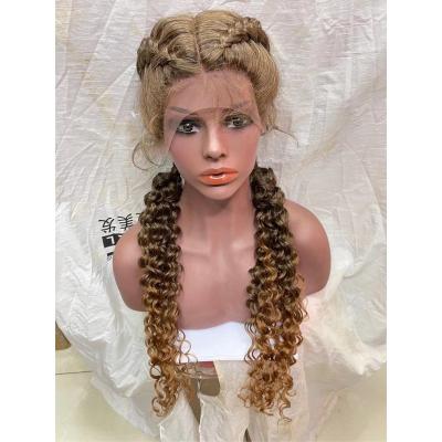 China Best Silky Straight Wave Type Human Dreadlock Wig Long Twist Box Braided Lace Wigs For Women Lace Front for sale