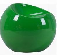 China Modern ABS Small Ball Chair Plastic Apple Stool Modern Chair Furniture for sale