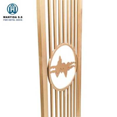 China Factory Direct Sale Decorative Stainless Steel Room Divider Screen Bamboo CLASSIC for sale