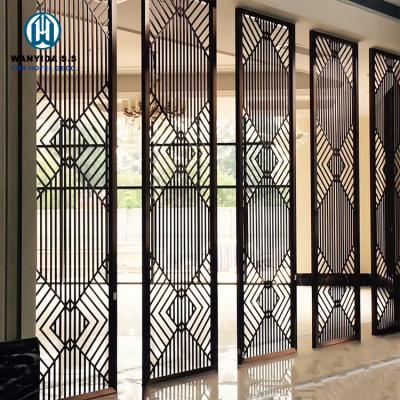 China CLASSIC Wholesale Custom Furniture Home Metal Room Divider Screen Partition For Hotel for sale