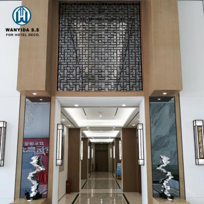 China Factory Wholesale Price Best Quality Modern Stainless Steel Frame Screen Glass Door for sale