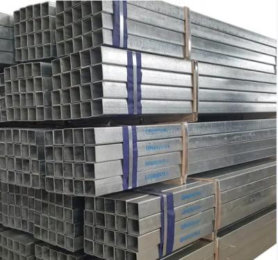 China Construction Greenhouse Ms Steel Square Steel Pipe , ERW Mild Structural Square Steel Pipe for sale