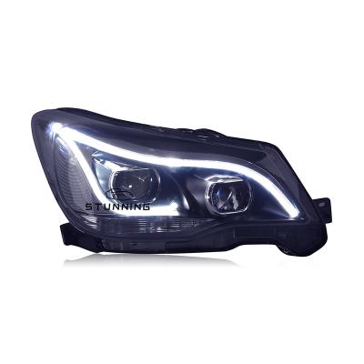 China PP+PC LED DRL HID Xenon Headlamp Headlamp For Subaru Forester 2013 Head Light Head Lamp 2014 2015 2016 2017 for sale