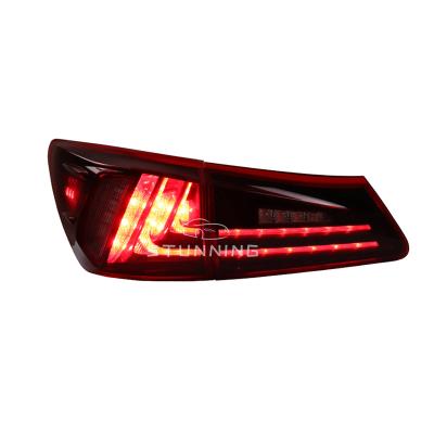 China PP+PC+ABS Upgrade Full LED Flow Tail Light Dynamic Tail Lamp For Lexus IS250 IS300 IS Taillight Taillight 2006-2012 Plug and Play for sale