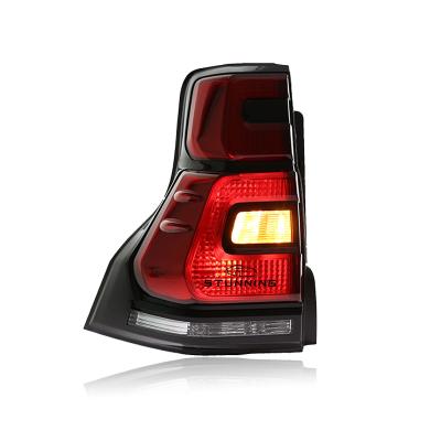 China PP+PC+ABS Auto Dynamic LED Lighting System Taillight Tail Light For Toyota landcruiser prado FJ150 2018 2019 2020 tail light tail lamp for sale