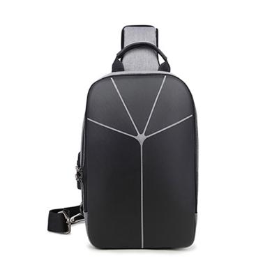 China With New Arrival USB Men's Single Theft EVA Shoulder Bag Men's Single Bag Sling Waterproof Bag Men for sale