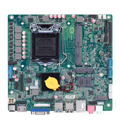 China Hot Selling Desktop Desktop Motherboard h110 with CPU 7th Gen LGA1151 i3-7100/i5-7500/i7-7700 1*DDR4 1866/2133 Max.16GB RAM 6COM/2COM for sale