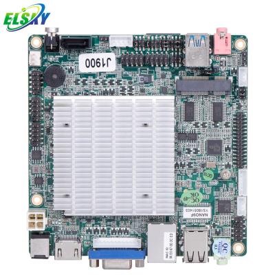 China NANO-ITX Motherboard Atom J1800 J1900 Quad Core 2.0GHz Lan Onboard Button IoT Mini Fanless Robotics Robot 120*120 for sale