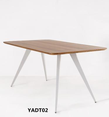 China Hot sale white colour Modern simple dinner table (YADT02) for sale