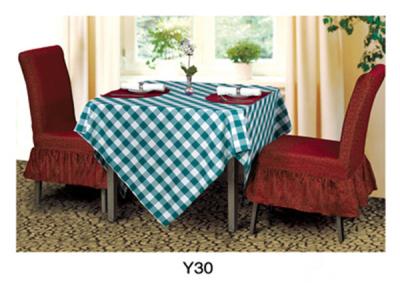 China Wholesale luxury wedding party plaid table cloth (Y-30) for sale