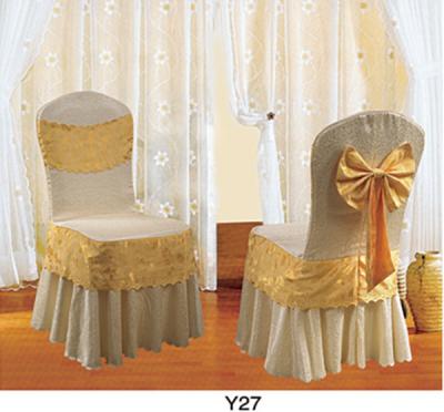 China Chair Design Cheap Soft Dine Hotel Banqet Wedding Chair Covers table cloth (Y-27) for sale