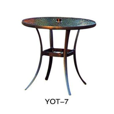 China High quality popular cast aluminum outdoor furniture in hotel   (YOT-7) for sale