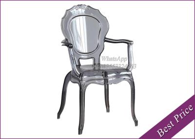 China Outdoor Wedding Clear Crystal Chair With Arms Exporter (YC-117) for sale