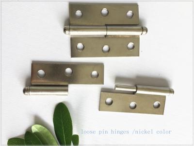 China Modern Design Security Door Hinge , Entrance Door Hinges Loose Pin Life Off for sale