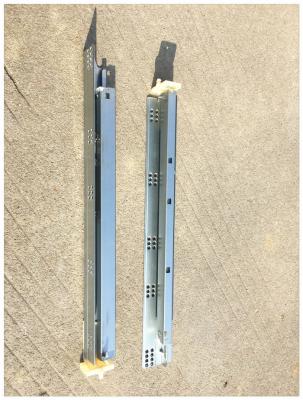 China 1.4*1.4mm Undermount Drawer Slides , Kitchen Cabinet Drawer Slides Push To Open for sale