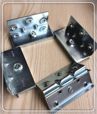 China High Safety Screw Hook Hinge , 8 Inch Strap Hinge Bed Hinges Corner Brackets for sale