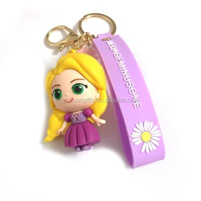 China Custom Fashional Souvenir Gifts 3d Key Chain Rubber Key Chain / Soft PVC Keychains / Silicone Key Rings for sale