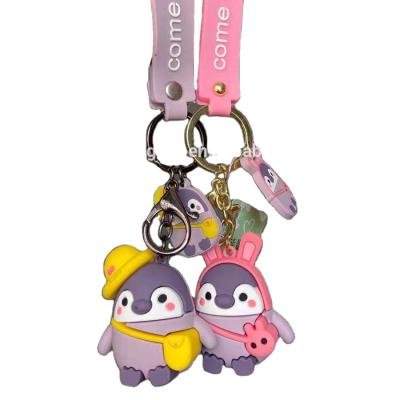 China Fashional Souvenir Gifts Embossed Custom Cartoon Cute 3D PVC Cute High Quality Soft Key Chain Keychain for sale