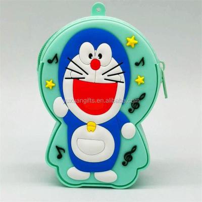 China Rainbow Shape Coin Purse Factory Directly Sell Food Grade Silicone Headphones Backpack Portable Storage Package Coin Purse for sale