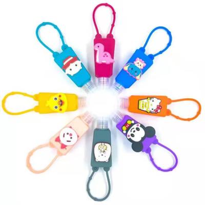 China Europe Hand Sanitizer Bottle Holders Alcohol Spray Key Bottle With Key Chain for sale