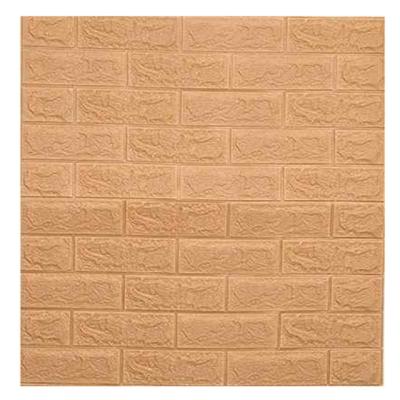 China Z-104 Xpe 3d pe foam traditional wall sticker 3d foam wall tile sticker 3d foam board home decor self adhesive washable brick wall sticker for sale