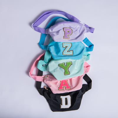 China Pack 2022 Unisex Folding Adjustable Strap Pussy Pack Waist Bag With Custom Letter Logo For Outdoor for sale