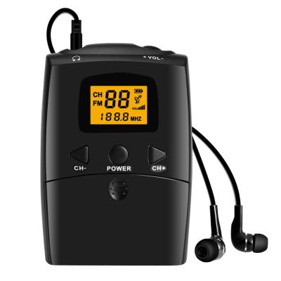 China PORTABLE portable FM radio receiver with backlight, 50~108MHZ, for conference, interpretation, sporting event for sale