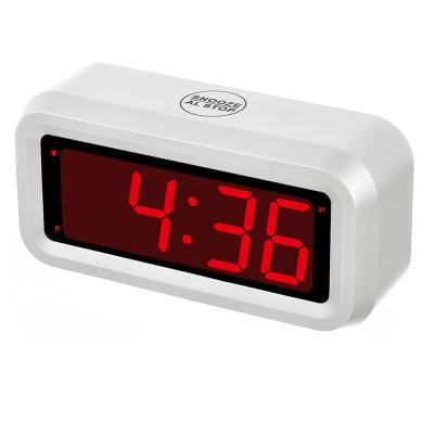 China LUMINOVA Digital LED Alarm Clock Battery Only With Big Numbers Display For Bedrooms Living Room for sale