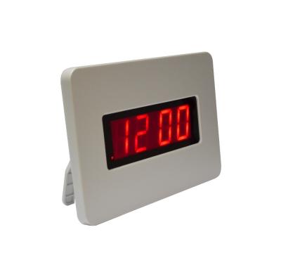 China LUMINOVA Digital Silent Alarm Clock Wall Clock for Bedrooms Battery Operated Only, Comes with Back Clip for Wall or Desk for sale