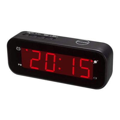 China Antique Style Kwanwa Bedroom Alarm Clock 0.9 Inch Led Display Stand Clock With Temperature Display, Nap, Alarm for sale