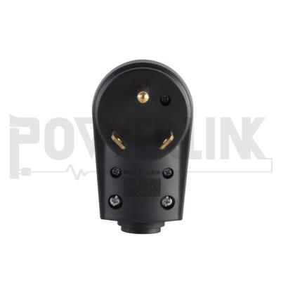 China J80111 30 Amp RV Male Residential / General Purpose Plug Adapter NEMA TT-30P With Handle for sale