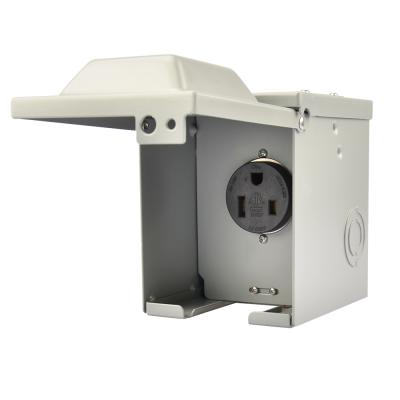 China PVC Jacket 50 Amp Pure Copper Electrical Panel Electrical Pedestals For Welder Outlet Panel Electrical Box 6-50R for sale