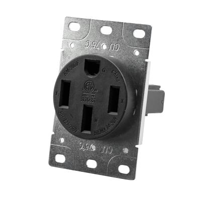 China NEMA 14-50R 125/250V 50Amp Residential/General Purpose Electrical Outlet for RV/EV, ETL Listed for sale