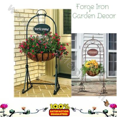 China Home& Garden Home Decorative Wrought Iron Flower Planter for sale