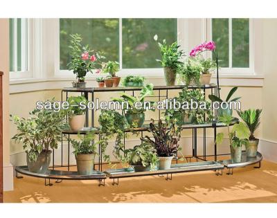 China Decorative Metal 3 Tier Home and Garden Plant Stand for sale