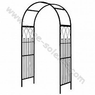 China Easily Assembled Wrought Iron Garden Arch/Pergola/Pavilion/Wrought Iron Arbors for sale