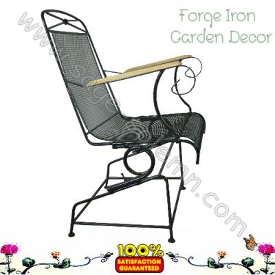 China High Quality Patio Bench Wrought Iron Coil Spring Barrel Chair for sale