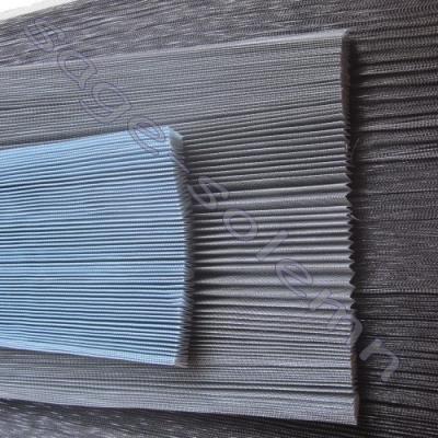 China Fiberglass Polyester Pleated Window Screen, Pleated Mosquito Screen Net for sale