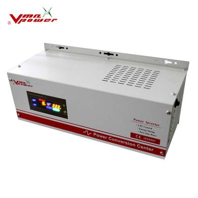 China Solar Off Grid Inverter Power System Vmaxpower 2KW 24v 220V Off Grid Pure Sine Wave Power Inverter With Charger for sale