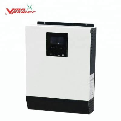 China Vmaxpower 5KVA Hybrid Inverter with MPPT Controller 48VDC to 220VAC 60A Pure Sine Wave Parallel Operation Support 295*140*540mm for sale