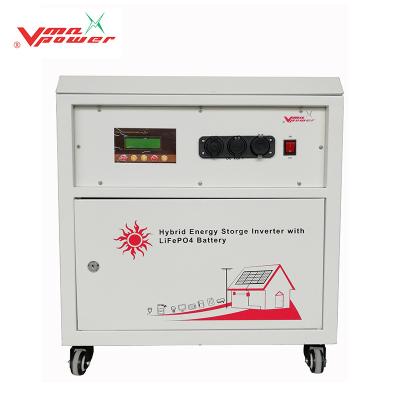 China Vmaxpower 1KW 2KW 3KW 1000Va Power System Solar Hybrid Energy Storage Inverter With AC Built-in Lithium /Lead Acid Battery DC For Solar System for sale