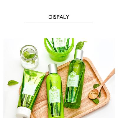 China Korea Face Aloe Vera Gel Anti Acne Anti Aging Soothing Skin Care Products Whitening Aloe Face Skin Care Set (New) for sale