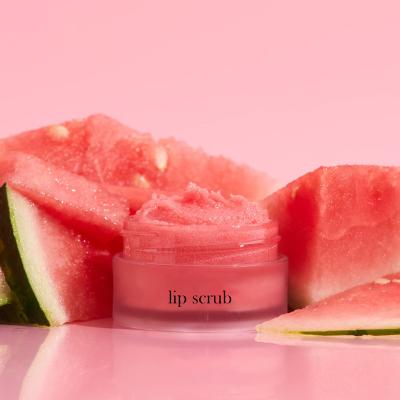 China Logo Rose Diamonds Sugar Lip Exfoliator Custom Waterproof Moisturizing Vegan Natural Organic Lip Scrub for sale