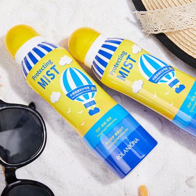 China Moisturizer Novel Products Brightening And Protecting Multifunctional Mist OEM Moisturizing Sunscreen SPF50 Before Sun Tan Sunscreen Spray for sale