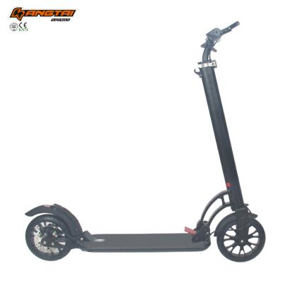 China Youth Kids Adults Scooters, Two Big Wheels Folding Adjustable Kick Scooters With Carry Strap And Bell, Disc And Dual Rear Brakes for sale