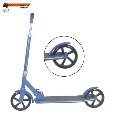 China Adjustable Front Rear Suspension Two 2 Wheel Disc Brake Front Rear Suspension Two 2 Wheel Kids Adult Teens Folding Kick Scooter Factory Wholesale for sale