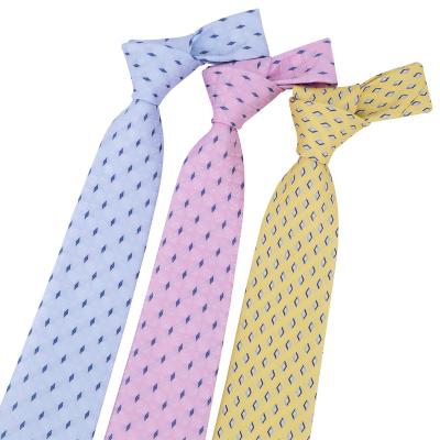 China 100% Handmade RunLin Woven Jacquard Fabric Daily Casual Formal Business Customized Handmade Silk Neck Ties for sale