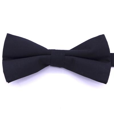 China 100% Handmade RunLin Customized Business Daily Casual Formal Decorative Cotton Solid Bow Ties for sale