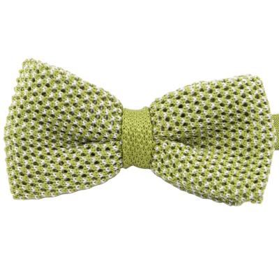 China 100% Handmade RunLin Factory Handmade Customized Business Daily Casual Formal Solid Knitted Bow Ties for sale