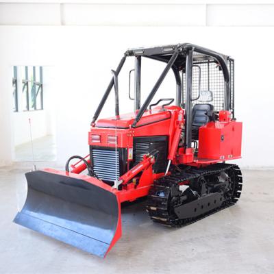 China Garment Shops 35HP Mini Crawler Bulldozer with 6 Way Blade and 3 Tines Ripper for sale